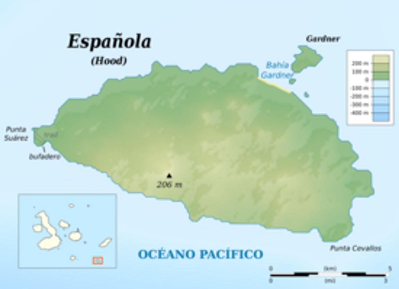 ISLA ESPAÑOLA PUNTA SUAREZ, ISLOTE GARDNER in Isla Española, Galápagos