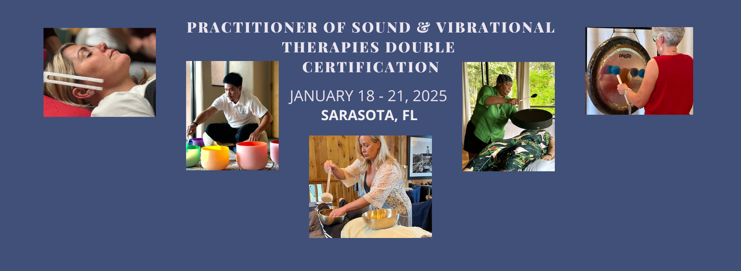 Sound & Vibrational Therapies Double Certification....(SAR-0118012125)