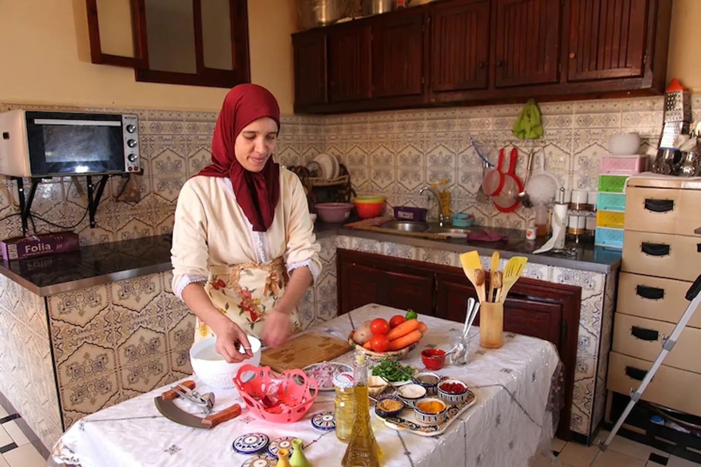 Cours de cuisine avec Khadija