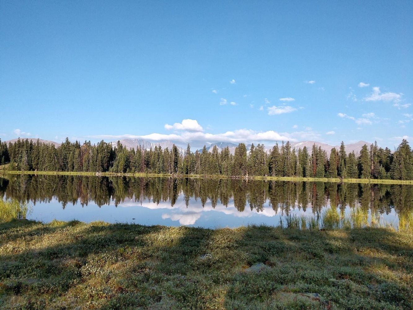 Gem Lake Camp in Gem Lake Bighorn Mountains WY