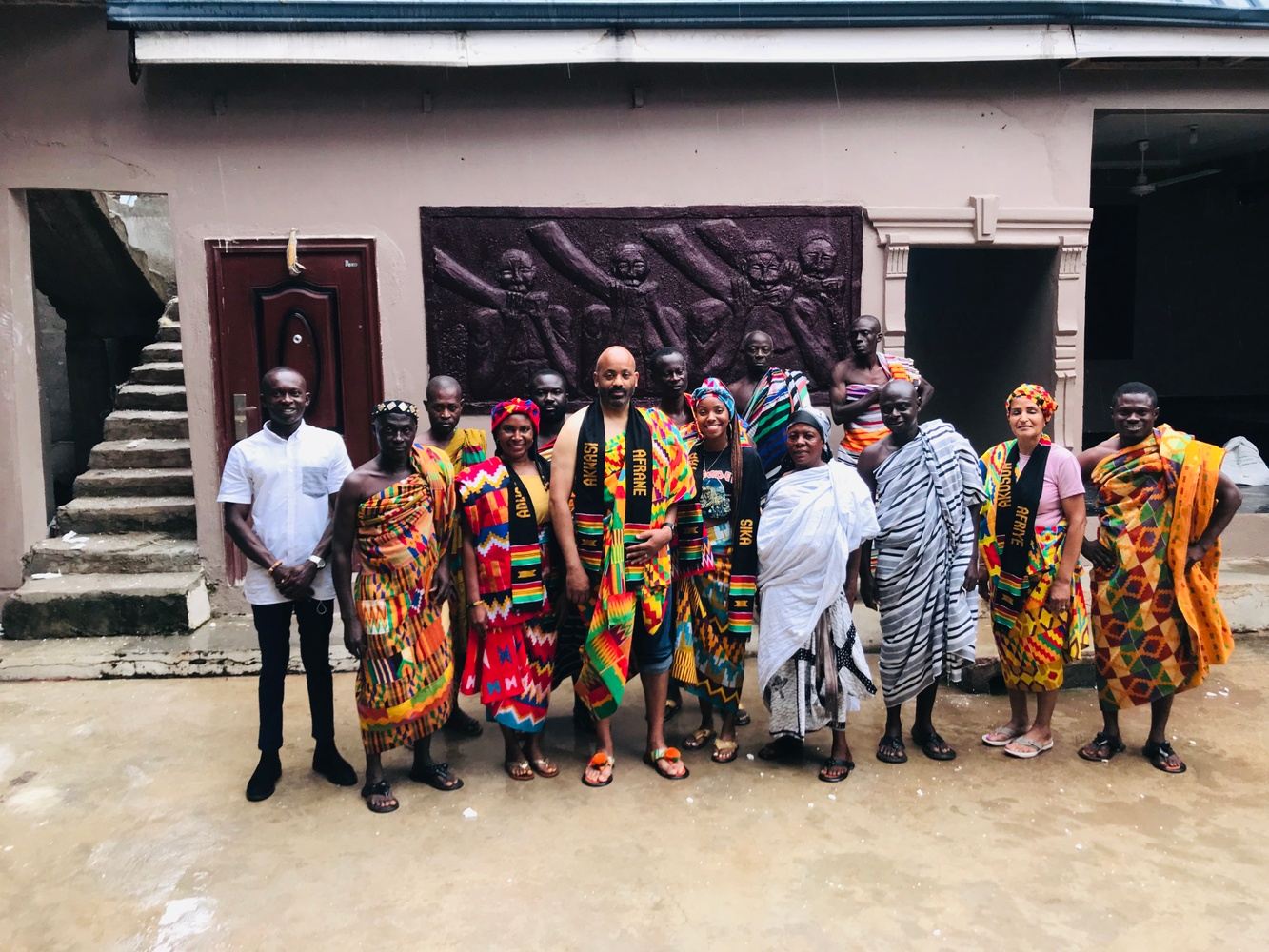 NAMING CEREMONY FOR AFRICANAMERICANS in Kumasi, Ghana