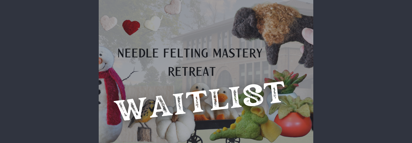 Needle Felting Mastery Retreat: Basics and Beyond