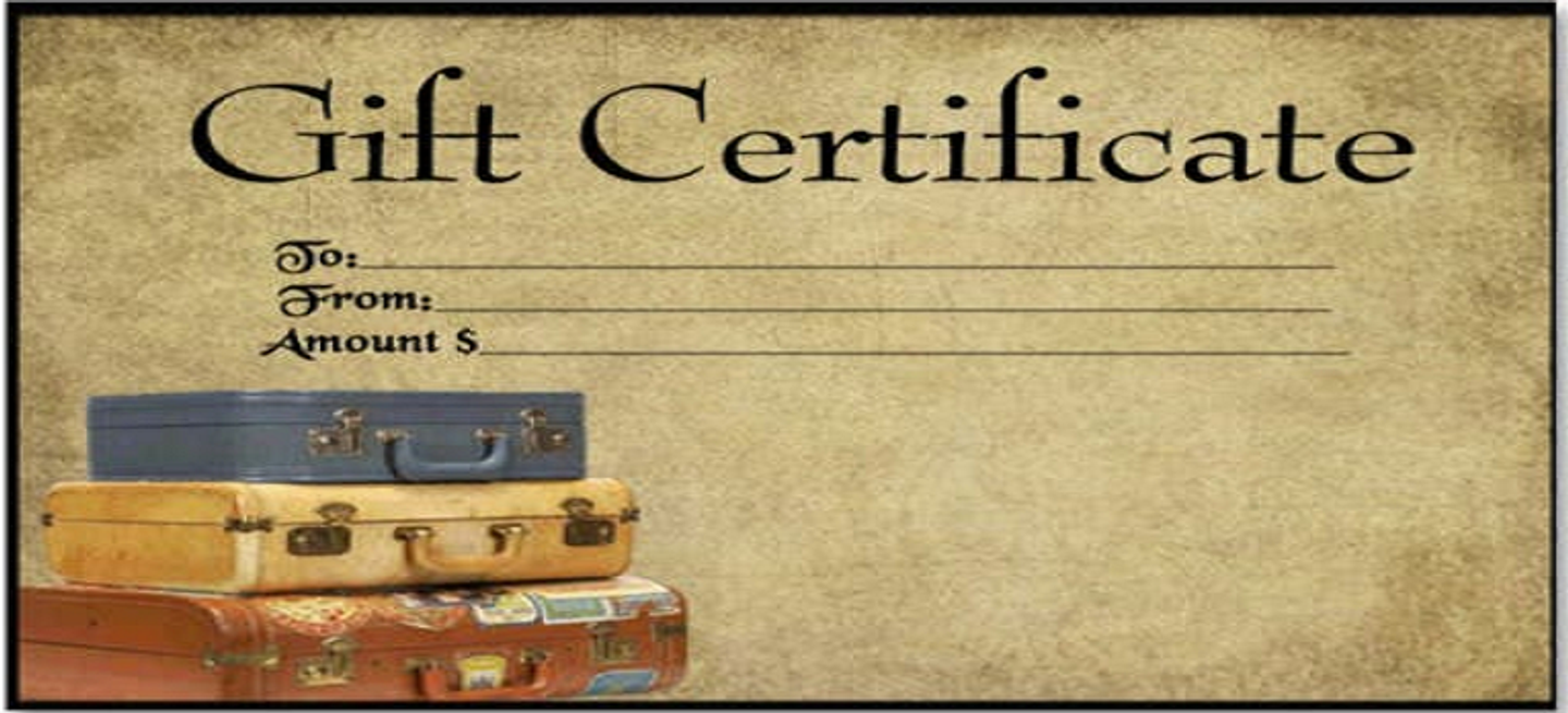 Gift Certificate