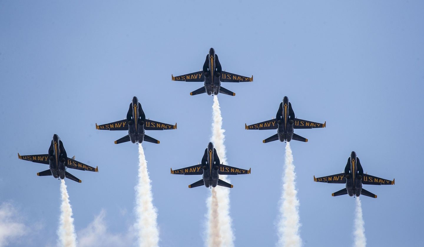 Virginia Beach and Oceana Air Show, Blue Angels in Virginia Beach, VA, USA