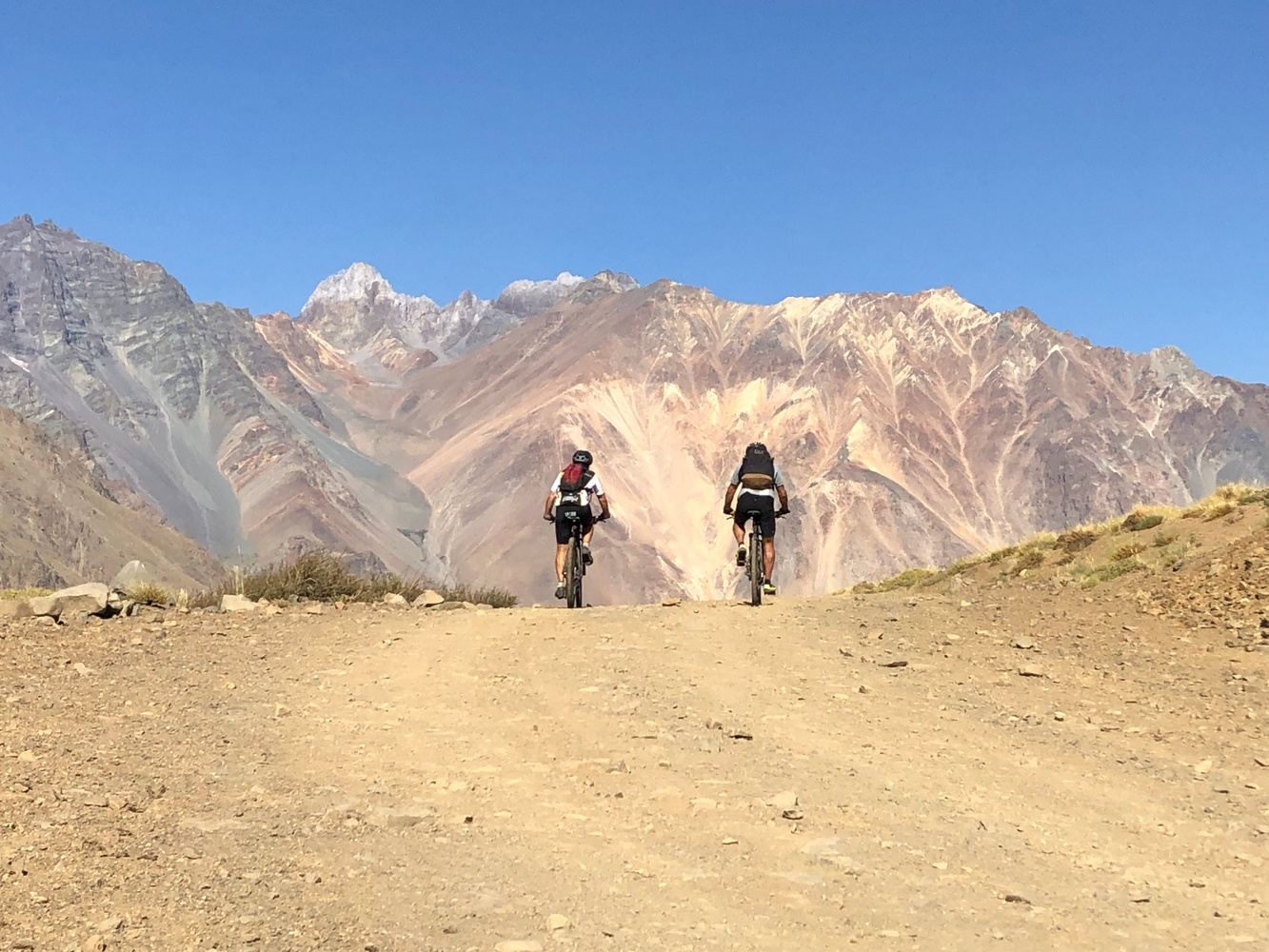 The Andes cross-Sampabikers