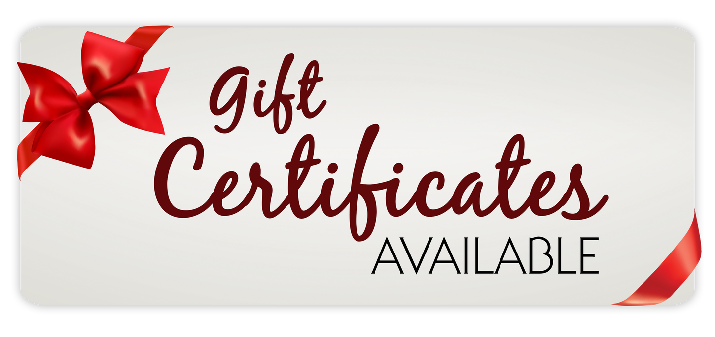 Gift Certificates 2024