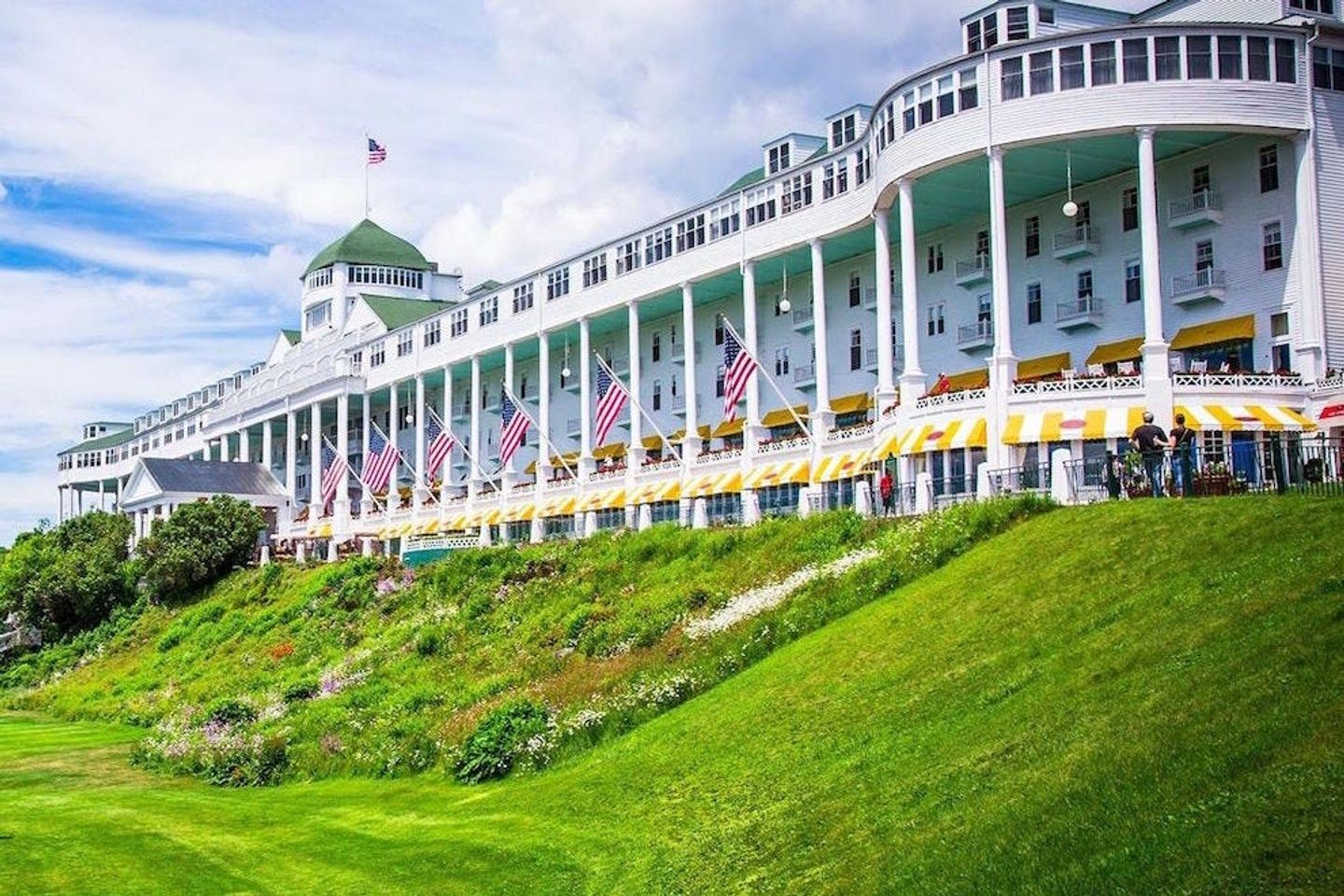 Mackinac Island in Springtime in Mackinac Island, MI, USA