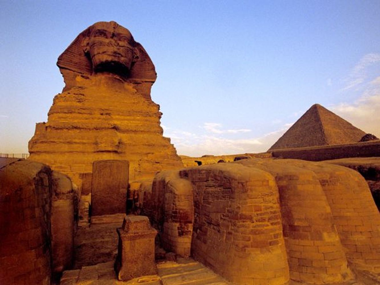 The Giza Pyramids and the Sphinx