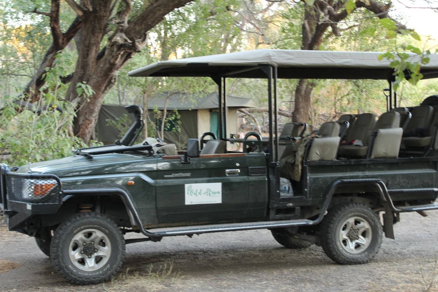 Botswana exploration mobile camping safari,9 days 8 nights.