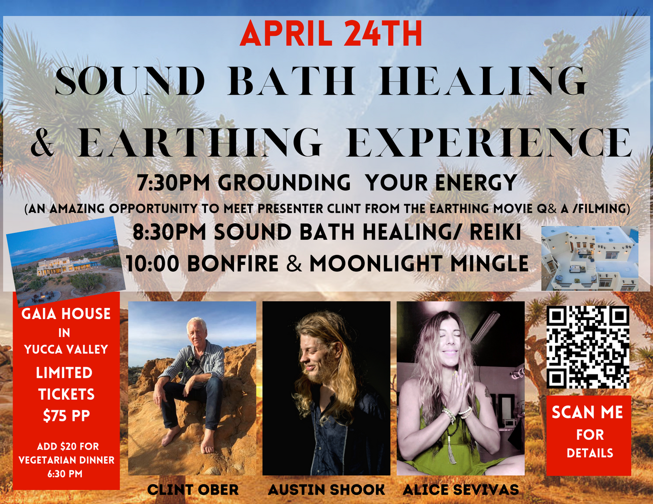 Sound Bath and Grounding Experience with Clint Ober & BLRRetreats