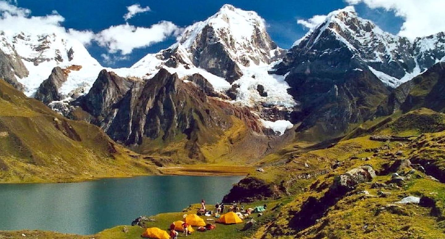 Cordillera Huayhuash Trekking via Trapesio Pass Peruvian Mountains