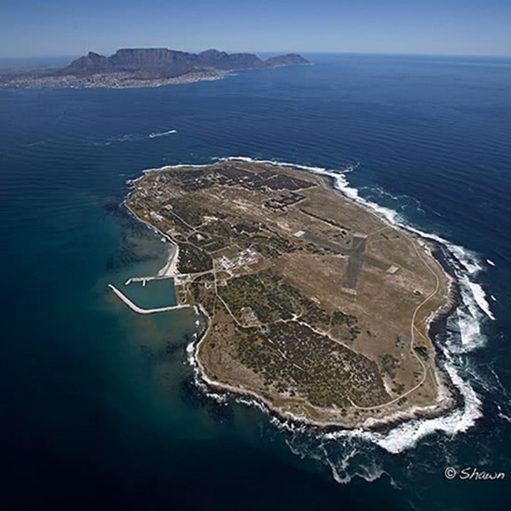 Robben Island, Table Mountain, City of Cape, Castle of Good Hope in Cape Town, South Africa