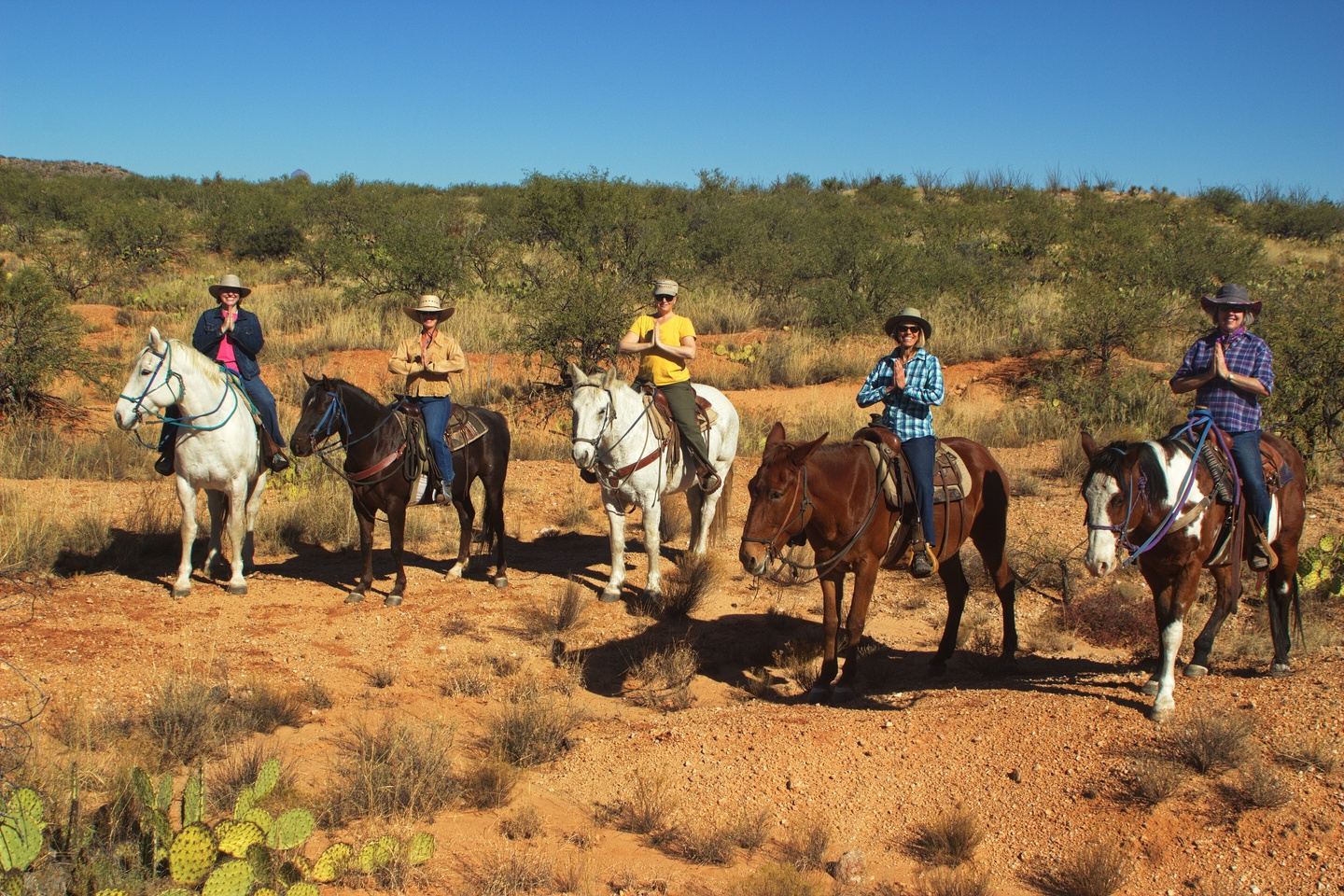 Cowgirl and Cowboy Savasana Yoga and Horseback Riding Retreat