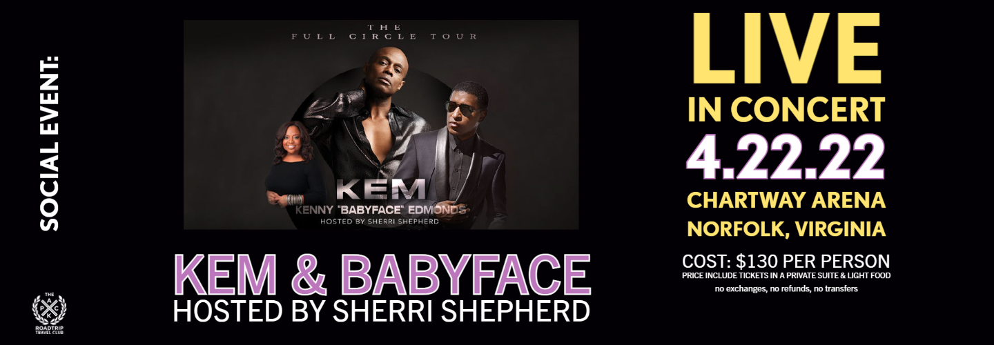 KEM & Babyface Concert The Full Circle Tour in Norfolk, VA, USA