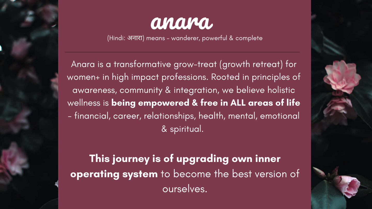 ANARA - Women's Growth Retreat in GREECE