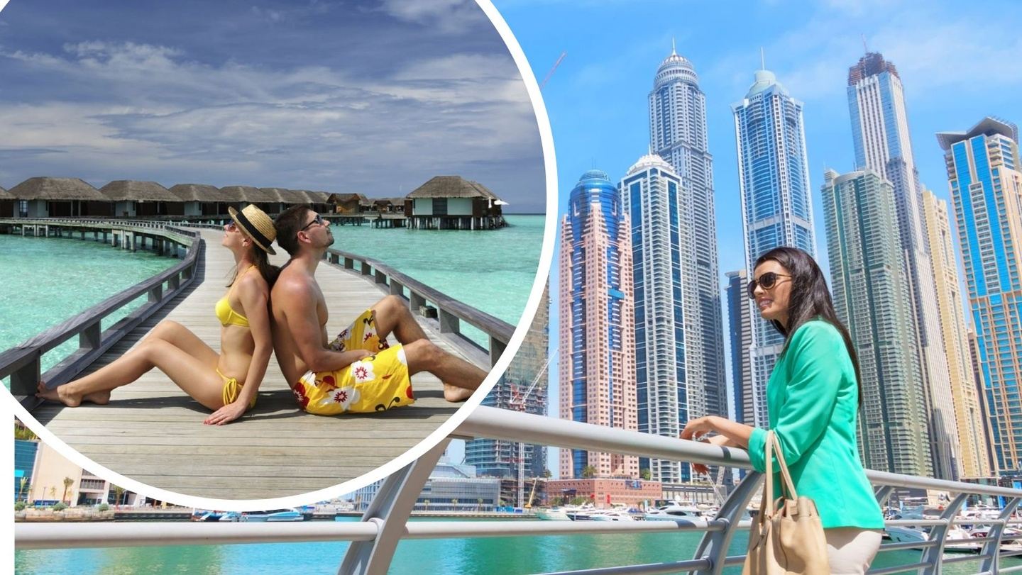 Dashing Dubai with a option to add a 2 day trip to Maldives