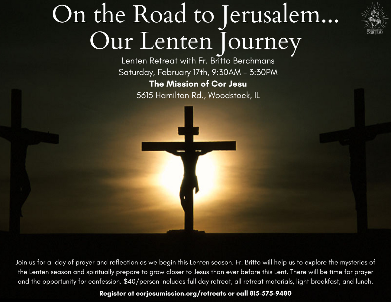 On the Road to Jerusalem... Our Lenten Journey