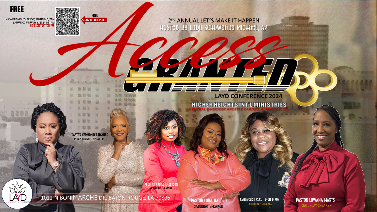 Access Granted 2024 2nd Annual Let S Make It Happen Conference In   VxlgqAEdQkapm0Pxhfww