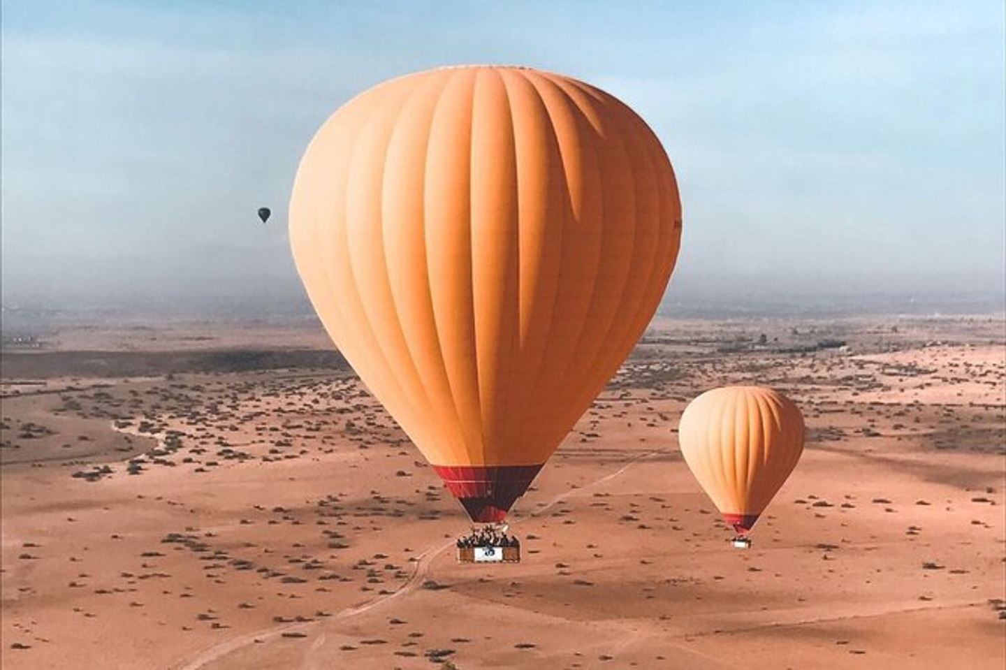 Hot Air Ballooning Experience Over Marrakech with hotel transfers
