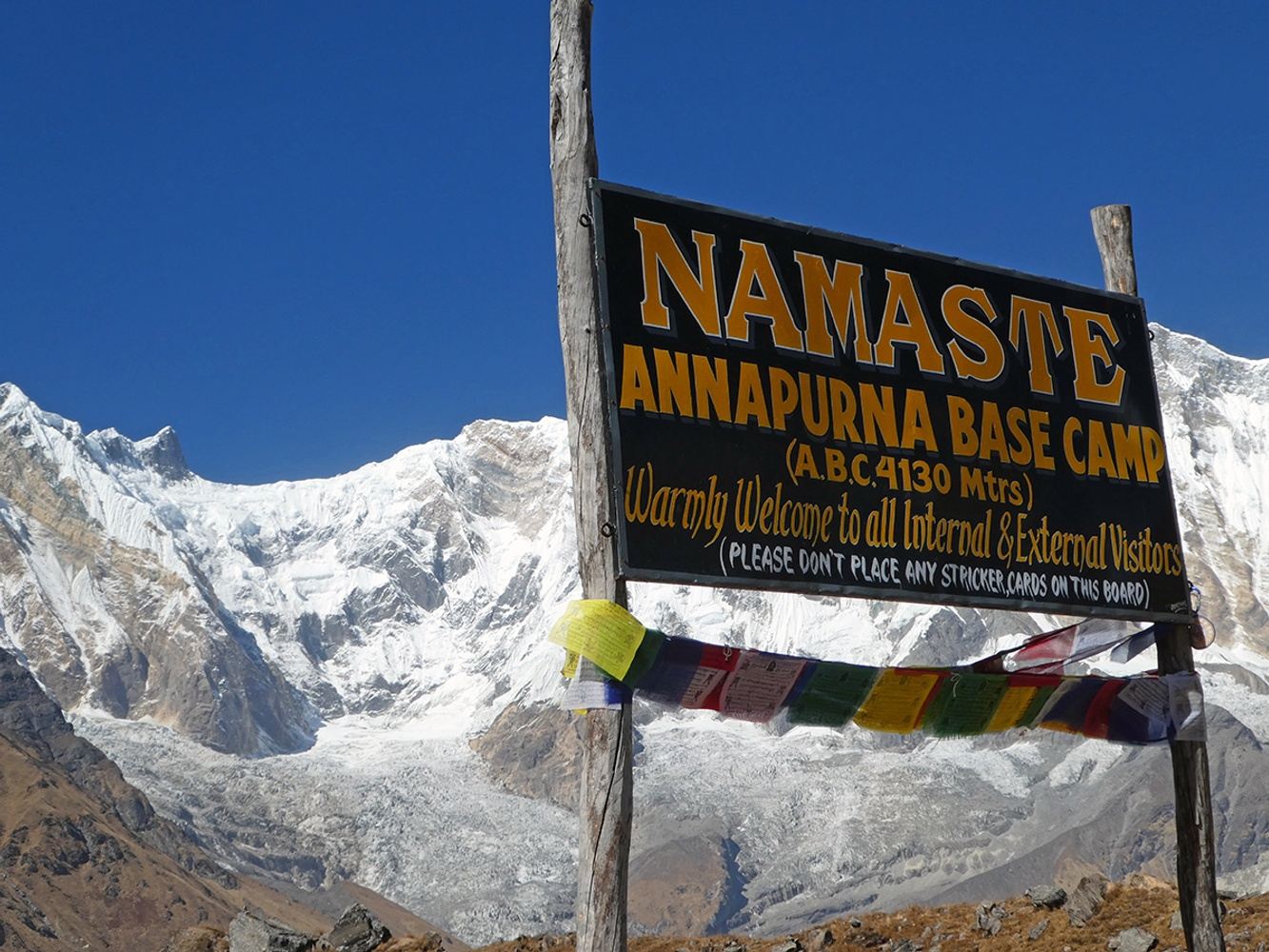 Annapurna base camp trek in April