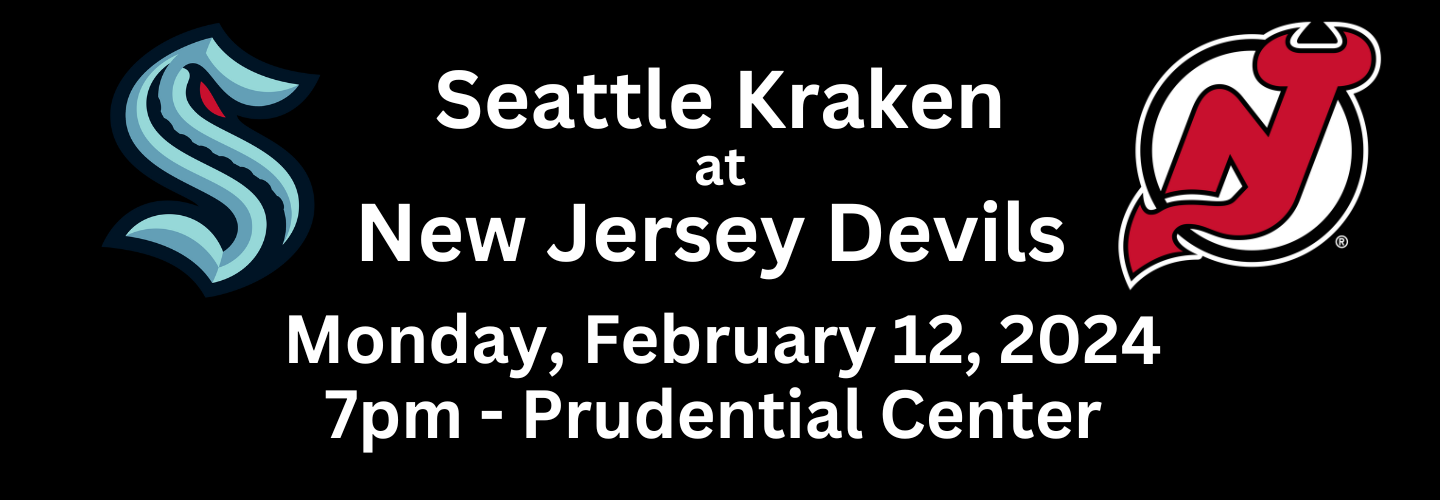 Seattle Kraken at New Jersey Devils SUITE in Newark, NJ, USA