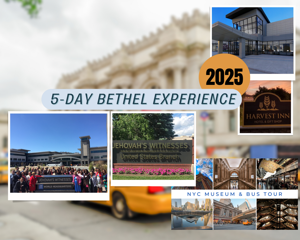 JWT*BETHEL EXPERIENCE* May 10-14, 2025 - 5 days US Bethel