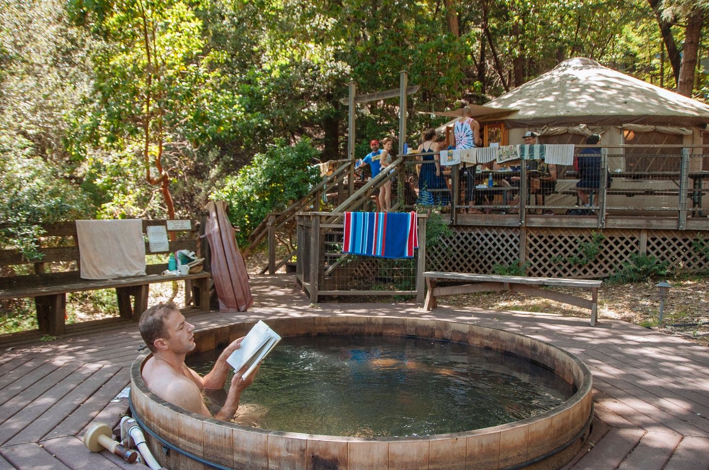 YOGA CAMP Retreat at Camp Double Bear near Santa Cruz in