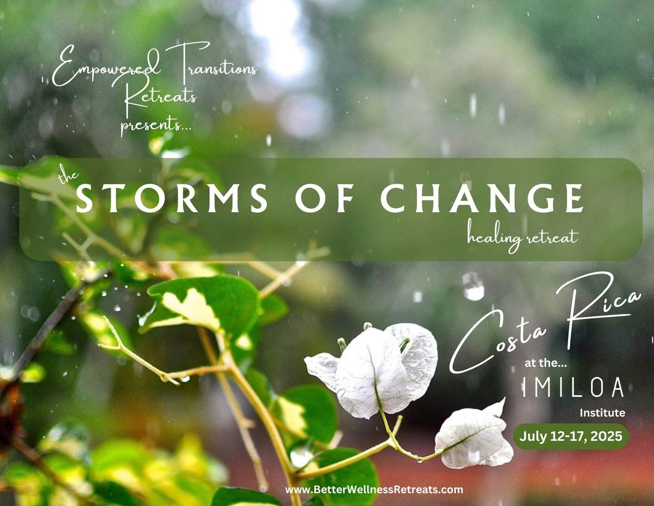 Empowered Transitions - The Storms of Change Healing Retreat