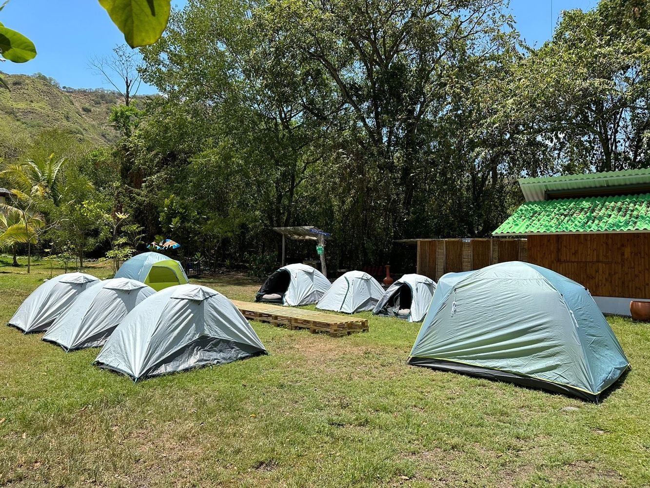 Campamento en el cañón del río Pata