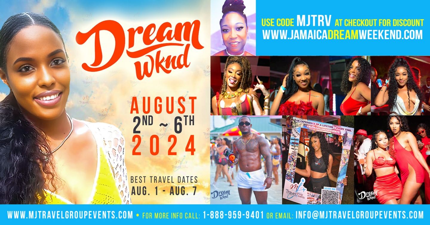 Jamaica Dream Weekend 2024: VIP Party Bands"- TICKETS