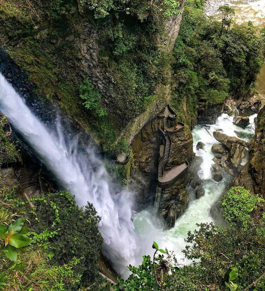 Baños ruta de las Cascadas. in Baños de Agua Santa, Ecuador