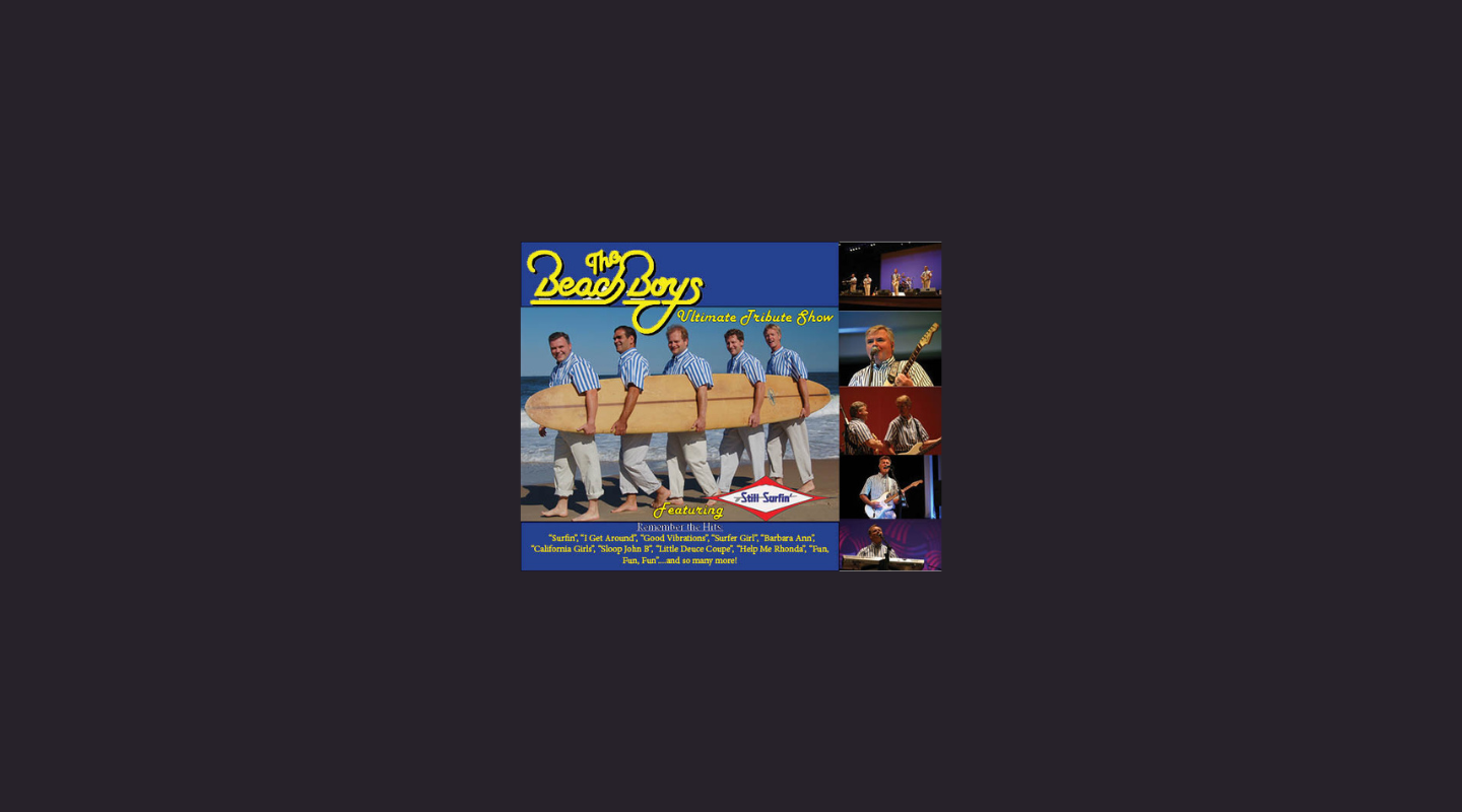 GoodLife Programs - Beach Boys Tribute - Wednesday 4/24/24