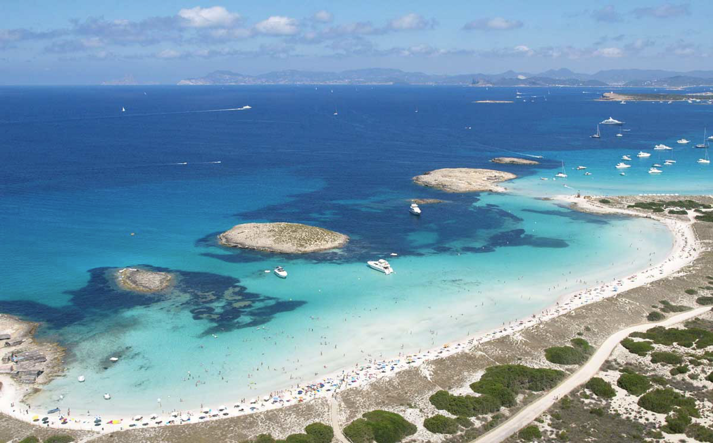 Sailing around the Belearic Islands of Spain