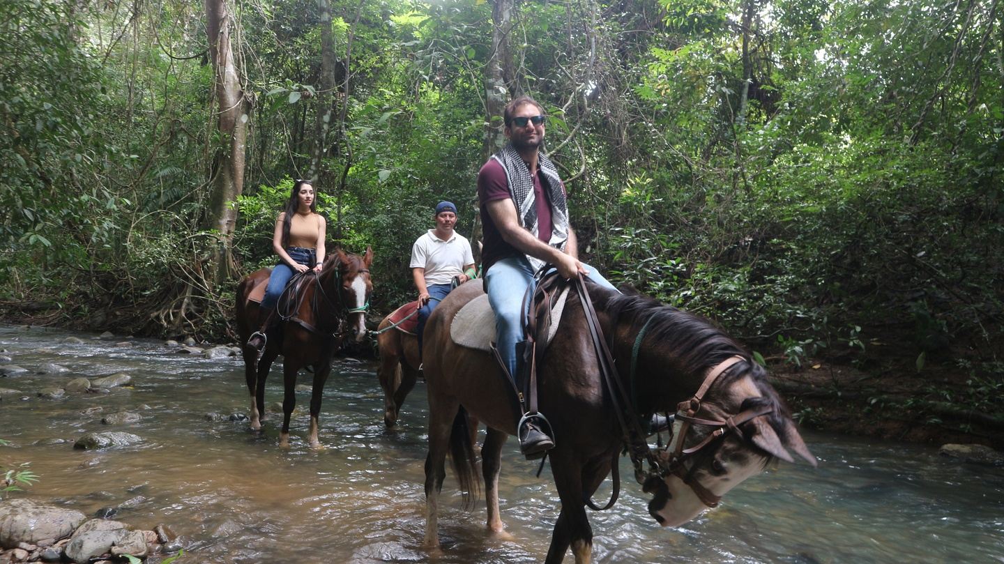 Horseback Riding in the jungle near Panama City