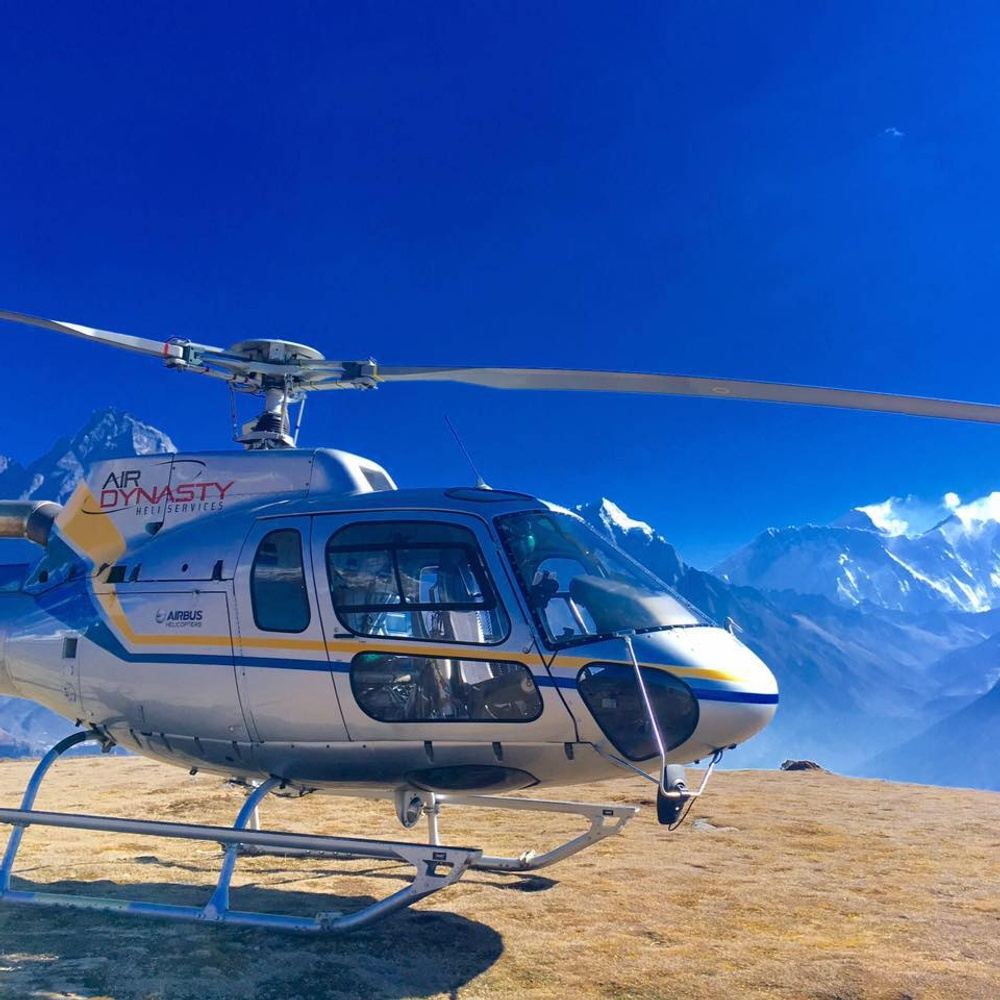 ABC Helicopter tour from Pokhara group joining