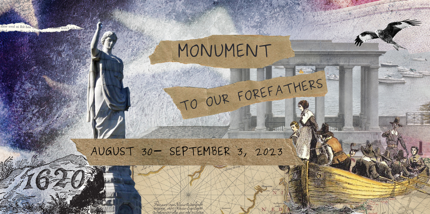 Monument to Our Forefathers in Plymouth, MA, USA