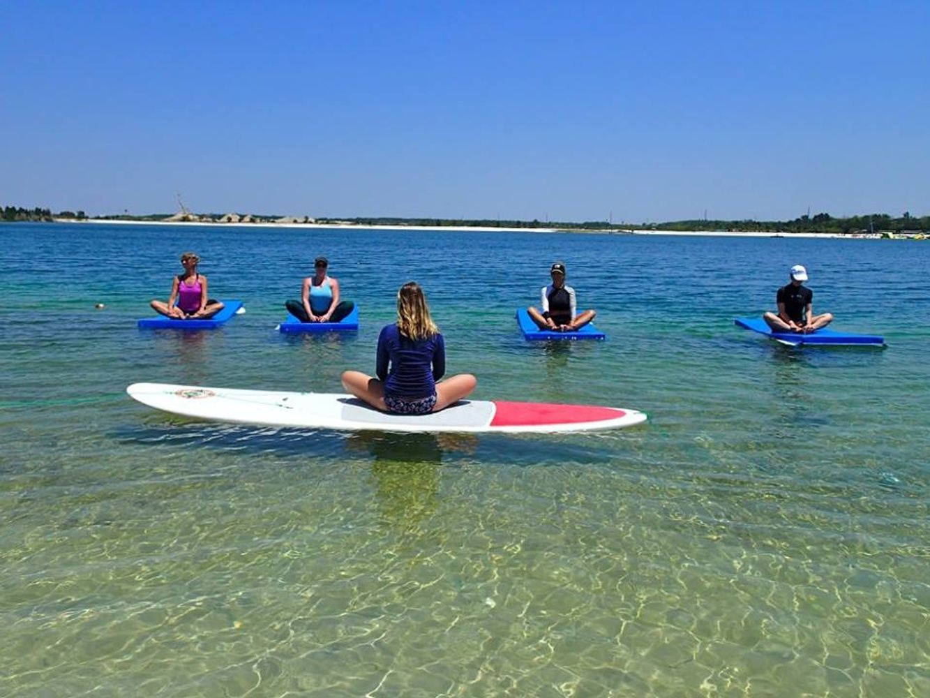 1-Day YOGA-WATER® Immersion: SUP-Yoga, YogaWaterMat®, Water Ceremony