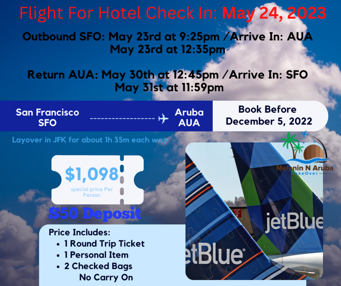 JetBlue Flight May 2330, 2023 in Aruba, Villanueva, La Guajira, Colombia