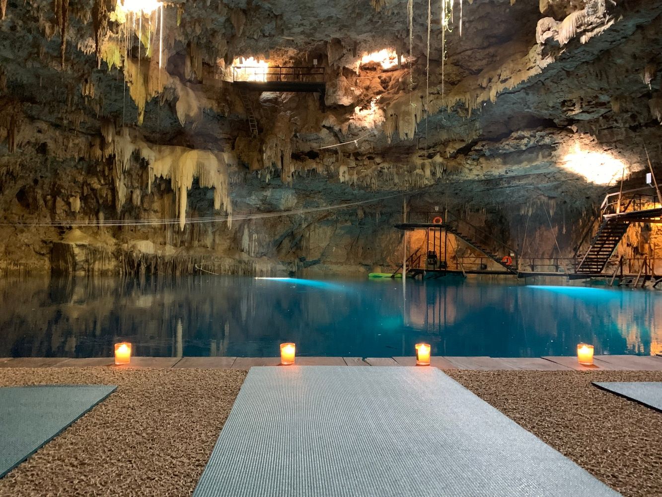 5 days of yoga in Tulum Caribbean beach discovering the Mayan Cenotes