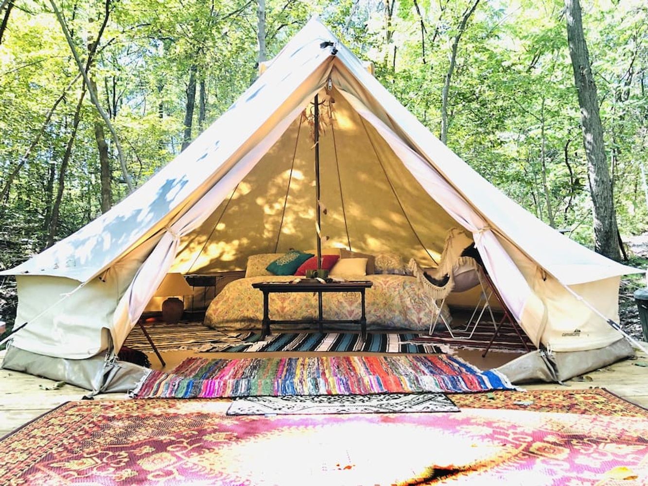 One of a Kind Beach Glamping Yoga Retreat