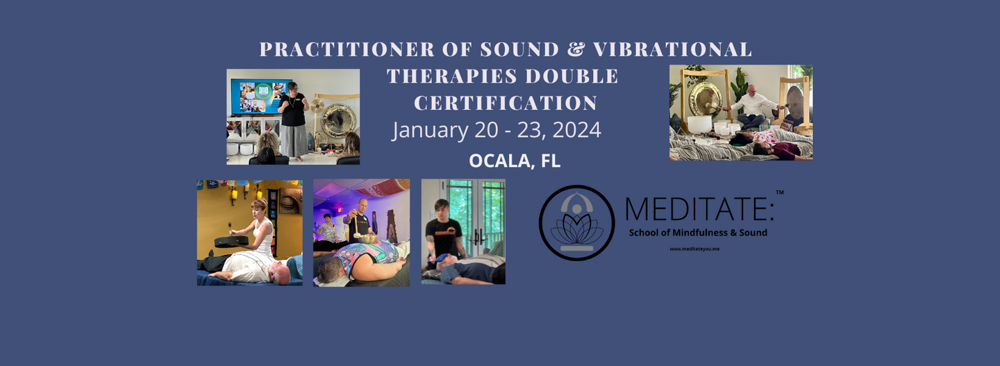 Sound & Vibrational Therapies Double Certification