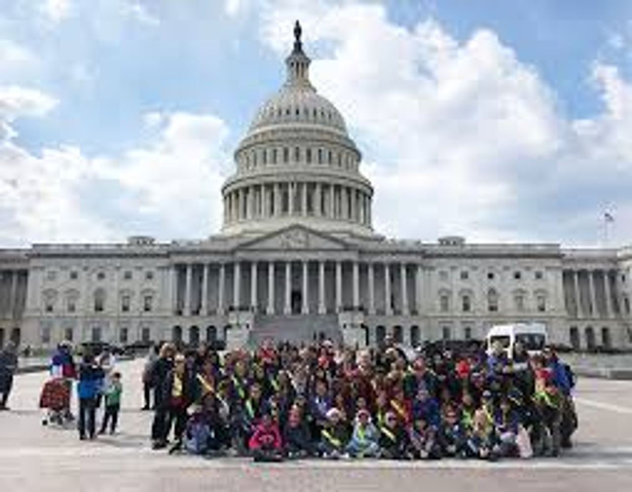 Jillian and Mrs Courts Safety Patrol Trip in Washington, DC, USA