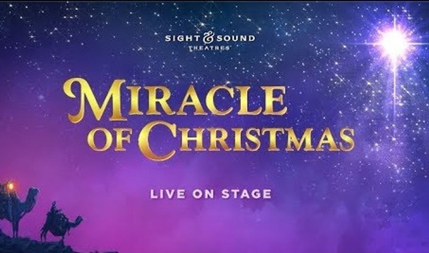 "Miracle of Christmas" at Sight & Sound Theatre w/lunch