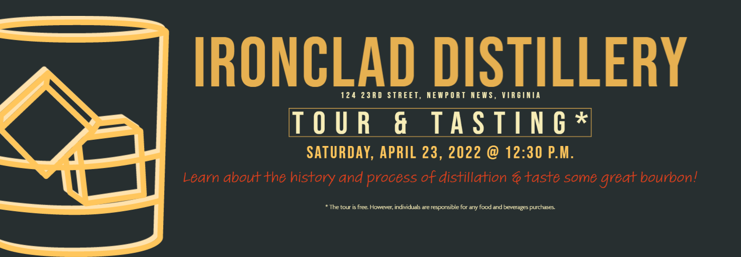 Ironclad Distillery Tour & Tasting in Newport News, VA, USA