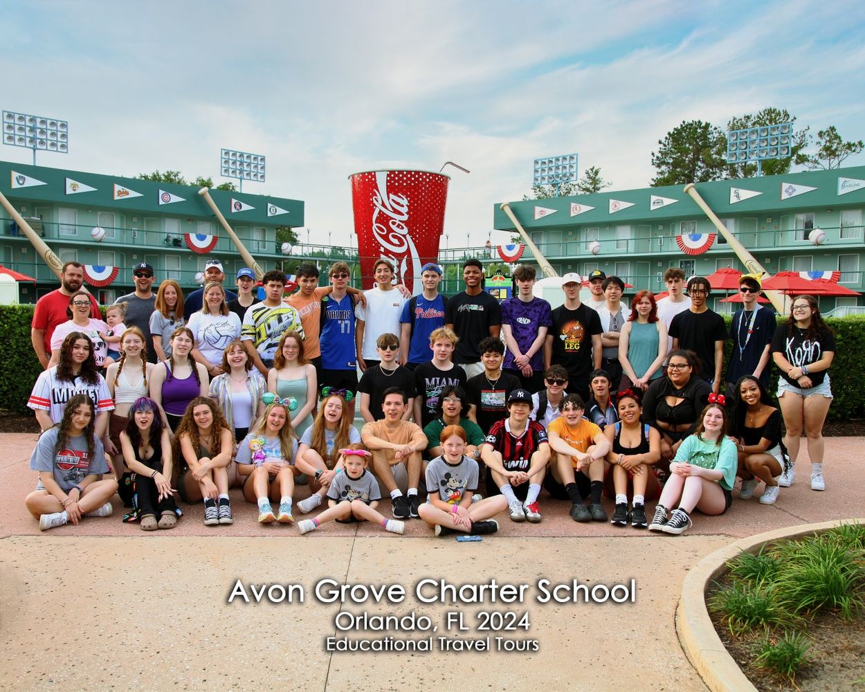 Avon Grove Charter School 2025 Senior Class Trip in Orlando, FL, USA