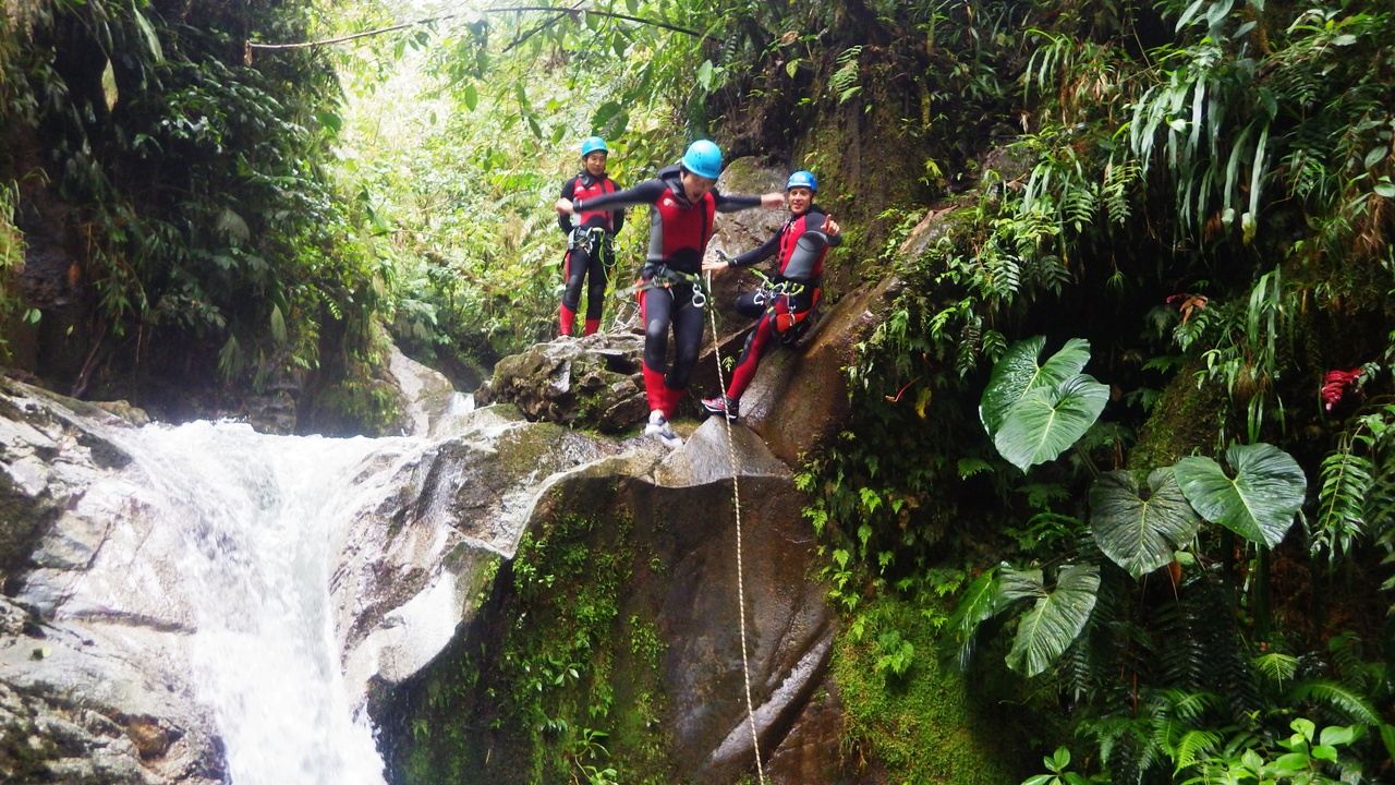 Canyoning Casahurco from Banos in Baños de Agua Santa, Ecuador