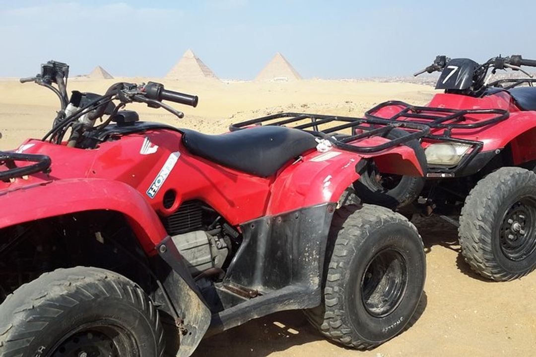 Enjoy Quad bike around Giza pyramids in Cairo, Egypt
