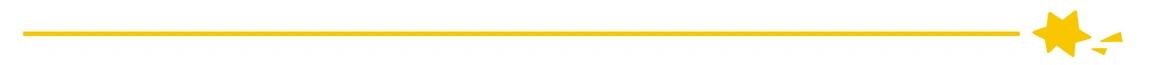 An illustration of a yellow line with a star at the end.