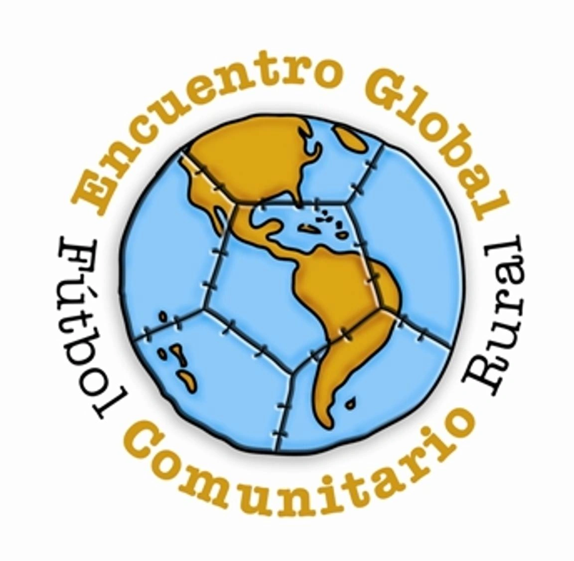Logo encuentro global de fútbol comunitario rural
