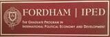 International Political Economy & Development  (Fordham IPED) logo